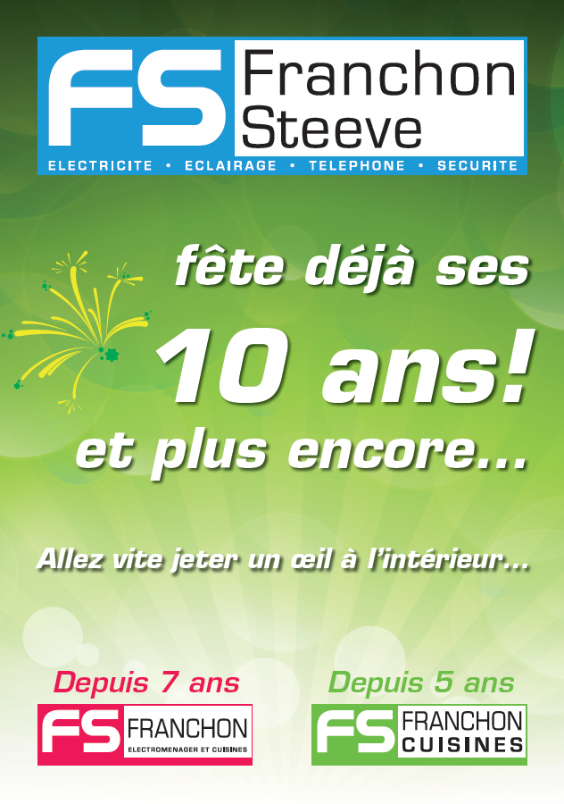 Brochure 10 ans Franchon